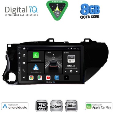 DIGITAL IQ BXF 7721_CPAA (10inc) MULTIMEDIA TABLET for TOYOTA HILUX mod. 2017&gt;