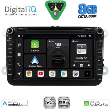 DIGITAL IQ BXF 779_CPAA (8" DVD) MULTIMEDIA SYSTEM for VW – SKODA – SEAT GROUP mod. 2004-2014
