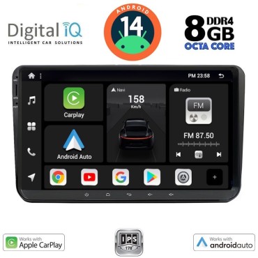 DIGITAL IQ BXF 789_CPAA (9" DECK) MULTIMEDIA SYSTEM for VW – SKODA – SEAT GROUP mod. 2004-2014