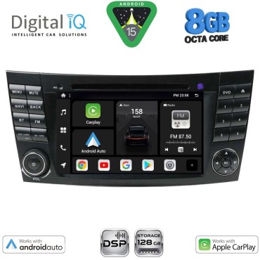 DIGITAL IQ BXF 790_CPAA (7'' DVD) MULTIMEDIA SYSTEM for MERCEDES E (W211) – CLS (W219) mod. 2003-2009