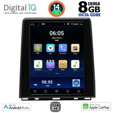 DIGITAL IQ BXF 7947_CPAA (LOW VERSION) TESLA STYLE for RENAULT CLIO - CAPTUR mod. 2019&gt;
