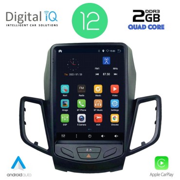 DIGITAL IQ BX 2854_CPA TESLA STYLE for FORD FIESTA mod. 2008-2017