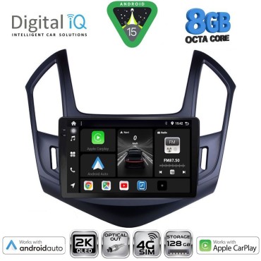 DIGITAL IQ BXK 20077_CPAA (9inc) MULTIMEDIA TABLET for CHEVROLET CRUZE mod. 2013-2015
