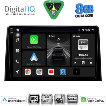 DIGITAL IQ BXK 20082_CPAA (10inc) MULTIMEDIA TABLET for CITROEN BERLINGO – OPEL COMBO – PEUGEOT PARTNER – TOYOTA PROACE mod. 2018&gt; - FIAT DOBLO mod. 2022&gt;