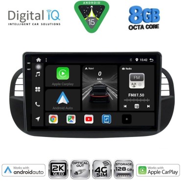 DIGITAL IQ BXK 20130_CPAA (9inc) MULTIMEDIA TABLET for FIAT 500 mod. 2007-2015