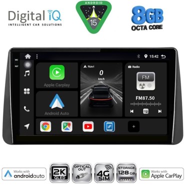 DIGITAL IQ BXK 20149_CPAA DASH (9inc) MULTIMEDIA TABLET for FIAT TIPO mod. 2018-2023