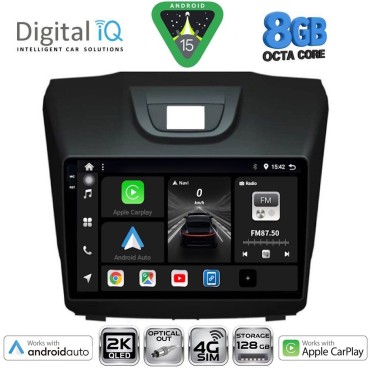 DIGITAL IQ BXK 20255_CPAA (9inc) MULTIMEDIA TABLET for ISUZU DMAX mod. 2012&gt;