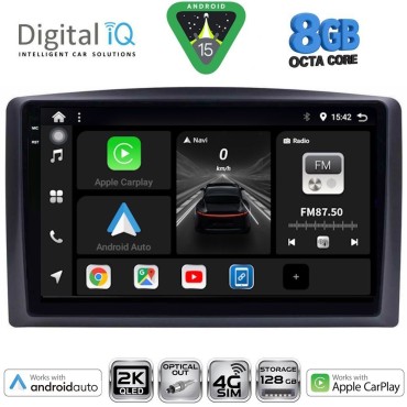 DIGITAL IQ BXK 20421_CPAA (10inc) MULTIMEDIA TABLET for MERCEDES VITO – VIANO  (W447) mod. 2015-2022