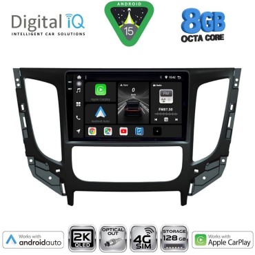 DIGITAL IQ BXK 20437_CPAA CLIMA (9inc) MULTIMEDIA TABLET for MITSUBISHI L200 mod. 2015&gt;
