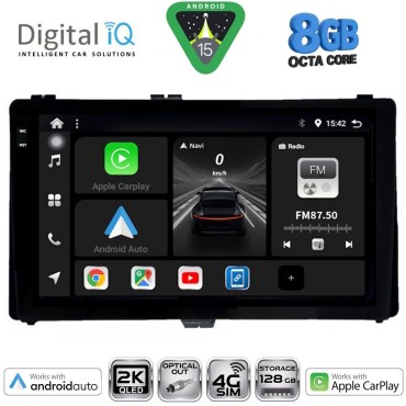 DIGITAL IQ BXK 20703_CPAA (9inc) MULTIMEDIA TABLET for TOYOTA AURIS mod. 2015&gt; – AYGO X mod. 2022&gt; – COROLLA mod. 2017-2019