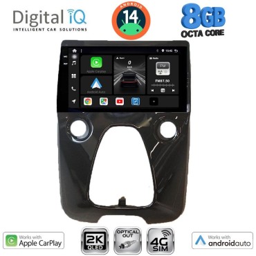 DIGITAL IQ BXK 20708_CPAA A/C (10inc) MULTIMEDIA TABLET for CITROEN C1-PEUGEOT 108-TOYOTA AYGO mod. 2014&gt;