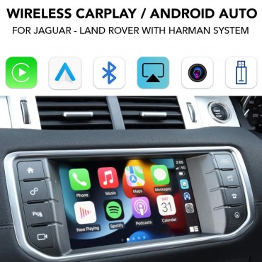 DIGITAL IQ LR 238 CPAA (CARPLAY / ANDROID AUTO BOX for JAGUAR - LAND ROVER mod.2016-2019 with HARMAN 8" System)