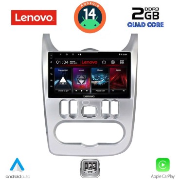 LENOVO LVD 2101SL_CPA (9inc) MULTIMEDIA TABLET for DACIA DUSTER – LOGAN – SANDERO mod. 2006-2012 (SILVER)