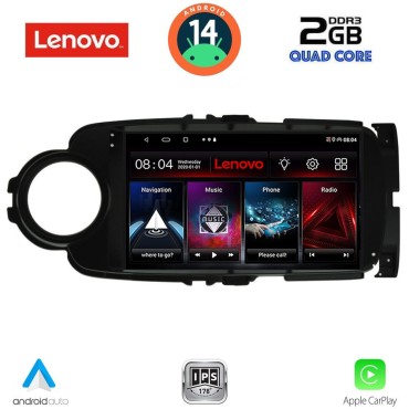 LENOVO LVD 2737BL_CPA (9inc) MULTIMEDIA TABLET for TOYOTA YARIS mod. 2011-2015 (BLACK)