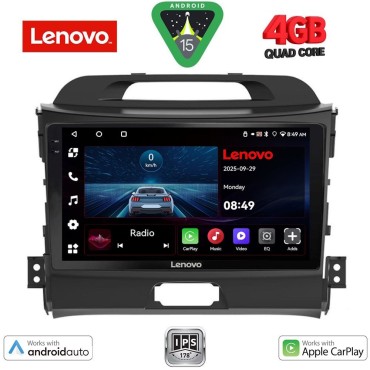 LENOVO LVE 8325_CPAA (9inc) MULTIMEDIA TABLET for KIA SPORTAGE mod. 2010-2015