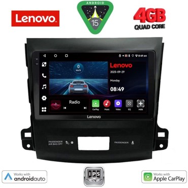 LENOVO LVE 8442_CPAA (9inc) MULTIMEDIA TABLET for CITROEN C-CROSSER | MITSUBISHI OUTLANDER | PEUGEOT 4007  mod. 2006-2012