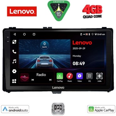 LENOVO LVE 8703_CPAA (9inc) MULTIMEDIA TABLET for TOYOTA AURIS mod. 2015&gt; – AYGO X mod. 2022&gt; – COROLLA mod. 2017-2019
