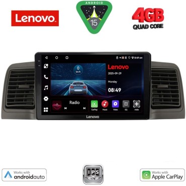 LENOVO LVE 8712_CPAA (9inc) MULTIMEDIA TABLET for TOYOTA COROLLA mod. 2001-2006