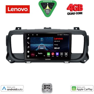 LENOVO LVE 8729_CPAA (9inc) MULTIMEDIA TABLET for CITROEN JUMPY-SPACETOURER – PEUGEOT EXPERT-TRAVELLER – TOYOTA PROACE mod. 2016&gt;
