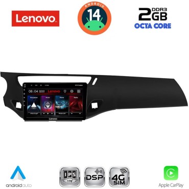 LENOVO LVF 5092BL_CPA (9inc) MULTIMEDIA TABLET for CITROEN C3 - DS3 mod. 2009-2016 (BLACK)