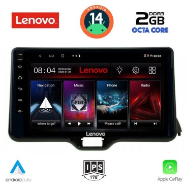 LENOVO LVF 5738_CPA (10inc) MULTIMEDIA TABLET for TOYOTA YARIS mod. 2020&gt; - MAZDA 2 mod. 2023&gt;