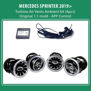 DIQ AMBIENT 8176-SPR BENZ SPRINTER (W907) mod. 2019> (Digital iQ Turbine Air Vent Ambient Light Kit MERCEDES SPRINTER mod. 2019>