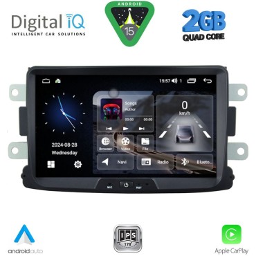 DIGITAL IQ MSF 333_CPA (8” DECK) MULTIMEDIA SYSTEM for DACIA mod. 2012&gt; - RN CAPTURE mod. 2013&gt;