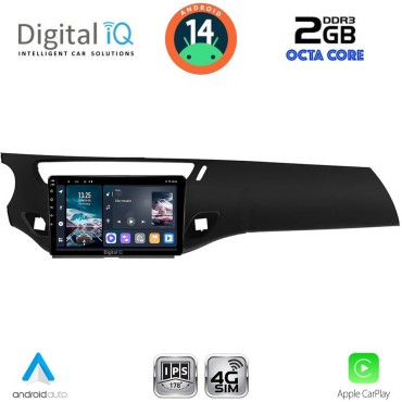 DIGITAL IQ RTG 4092BL_CPA (9inc) MULTIMEDIA TABLET for CITROEN C3 - DS3 mod. 2009-2016 (BLACK)