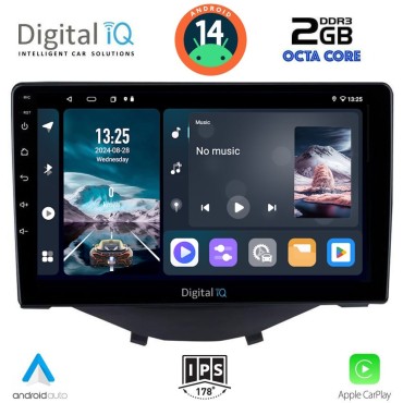 DIGITAL IQ RTG 4715_CPA CLIMA (9inc) MULTIMEDIA TABLET for CITROEN C1-PEUGEOT 108-TOYOTA AYGO mod. 2014&gt;