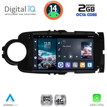 DIGITAL IQ RTG 4737BL_CPA (9inc) MULTIMEDIA TABLET for TOYOTA YARIS mod. 2011-2015 (BLACK)