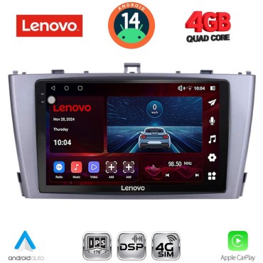LENOVO SSV 8705SL_CPA (9inc) MULTIMEDIA TABLET for TOYOTA AVENSIS (T27) mod. 2009-2015 (SILVER)