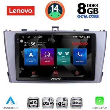 LENOVO SSW 10705SL_CPA (9inc) MULTIMEDIA TABLET for TOYOTA AVENSIS (T27) mod. 2009-2015 (SILVER)