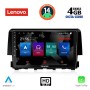 LENOVO SSX 9191_CPA (9inc) MULTIMEDIA TABLET for HONDA CIVIC mod. 2016>