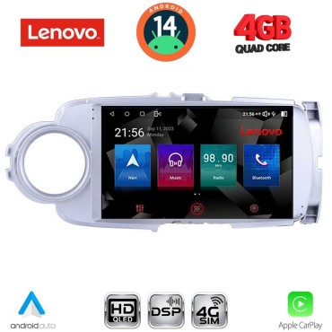 LENOVO SSX 9737SL_CPA (9inc) MULTIMEDIA TABLET for TOYOTA YARIS mod. 2011-2015 (SILVER)