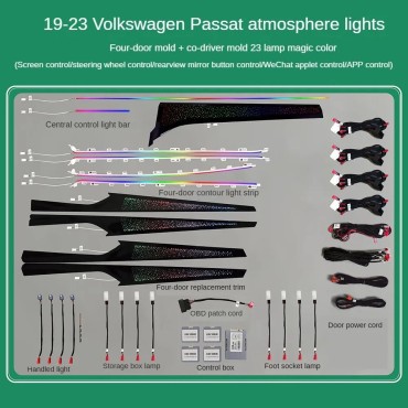 DIQ AMBIENT VW PASSAT III FULL KIT (Digital iQ Ambient Light VW Passat mod.2019-2021, Full Kit)