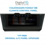 DIGITAL IQ CCP 750_CP (6.9") (MQB) VW PASSAT B8 - ARTEON mod. 2016> CLIMATE CONTROL PANEL
