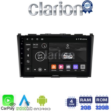 CLARION GL31009 Οθόνη OEM Multimedia Αυτοκινήτου για HONDA CRV 2005>2012 (CarPlay/AndroidAuto/BT/GPS/WIFI/GPRS)