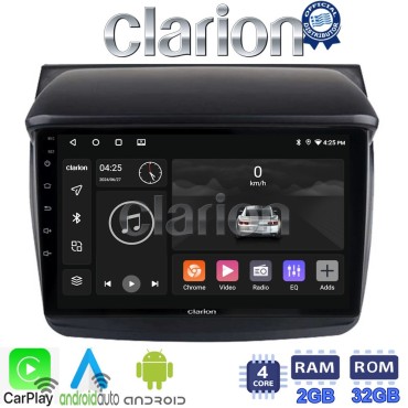 CLARION GL31094 Οθόνη OEM Multimedia Αυτοκινήτου για MITSUBISHI L200 2006 > 2014 (CarPlay/AndroidAuto/BT/GPS/WIFI/GPRS)