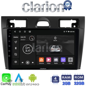CLARION GL31140B Οθόνη OEM Multimedia Αυτοκινήτου για Ford Fiesta 2006 -> 2008 (CarPlay/AndroidAuto/BT/GPS/WIFI/GPRS)