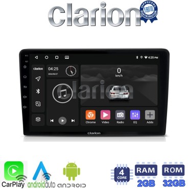 CLARION GL31256 Οθόνη OEM Multimedia Αυτοκινήτου για Mazda 2 2002 > 2007 (CarPlay/AndroidAuto/BT/GPS/WIFI/GPRS)