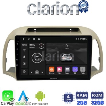 CLARION GL31300 Οθόνη OEM Multimedia Αυτοκινήτου για NISSAN MICRA 2002>2007 (CarPlay/AndroidAuto/BT/GPS/WIFI/GPRS)