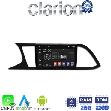 CLARION GL31306 Οθόνη OEM Multimedia Αυτοκινήτου για SEAT LEON 2012>  (CarPlay/AndroidAuto/BT/GPS/WIFI/GPRS)
