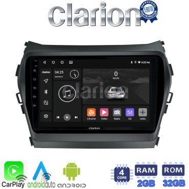CLARION GL31309 Οθόνη OEM Multimedia Αυτοκινήτου για HY SANTA FE 2013 > 2017
HY IX45 (CarPlay/AndroidAuto/BT/GPS/WIFI/GPRS)