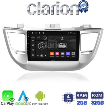 CLARION GL31361 Οθόνη OEM Multimedia Αυτοκινήτου για Hyundai Tucson 2015 < 2019 (CarPlay/AndroidAuto/BT/GPS/WIFI/GPRS)