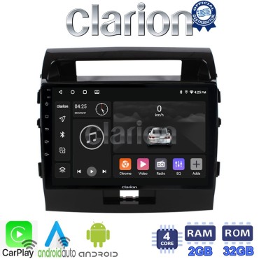 CLARION GL31383 Οθόνη OEM Multimedia Αυτοκινήτου για TOYOTA LANDCRUISER 2008>2015   (CarPlay/AndroidAuto/BT/GPS/WIFI/GPRS)
