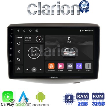 CLARION GL31402 Οθόνη OEM Multimedia Αυτοκινήτου για Toyota Yaris 1999 > 2004 (CarPlay/AndroidAuto/BT/GPS/WIFI/GPRS)