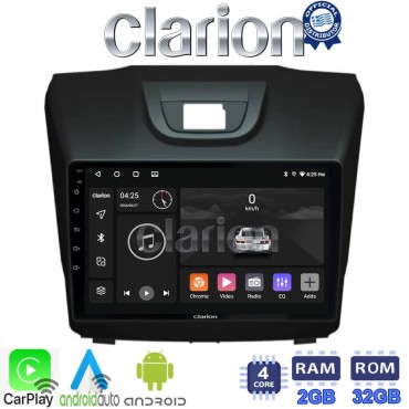 CLARION GL31435 Οθόνη OEM Multimedia Αυτοκινήτου για ISUZU DMAX 2012> (CarPlay/AndroidAuto/BT/GPS/WIFI/GPRS)