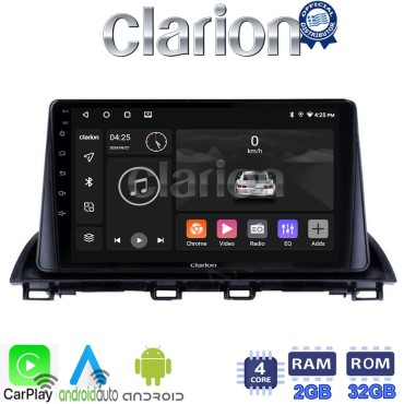CLARION GL31461 Οθόνη OEM Multimedia Αυτοκινήτου για Mazda 3 2014 >  (CarPlay/AndroidAuto/BT/GPS/WIFI/GPRS)