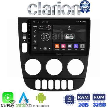 CLARION GL31505 Οθόνη OEM Multimedia Αυτοκινήτου για Mercedes ML 1998 > 2005 (CarPlay/AndroidAuto/BT/GPS/WIFI/GPRS)