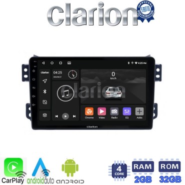 CLARION GL31540 Οθόνη OEM Multimedia Αυτοκινήτου για OPEL AGILA - SUZUKI ALTO 2008> (CarPlay/AndroidAuto/BT/GPS/WIFI/GPRS)